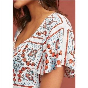 Maeve by Anthropology Praslin Lion Button down Dress